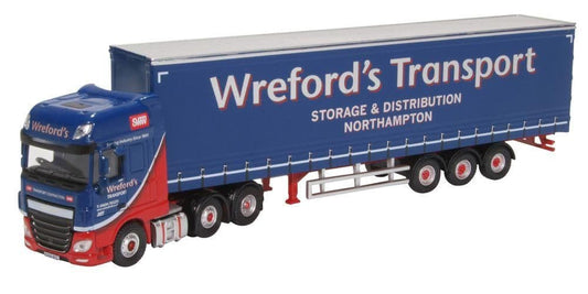 Oxford 76DXF002 DAF XF Euro 6 Curtainside Wrefords