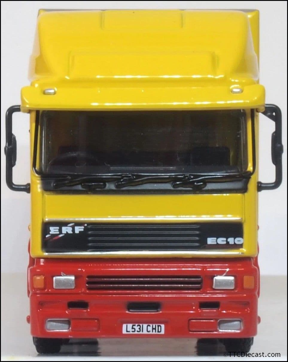 Oxford 76EC004 ERF EC Box Trailer Gerry Cottles Circus 1:76 Scale