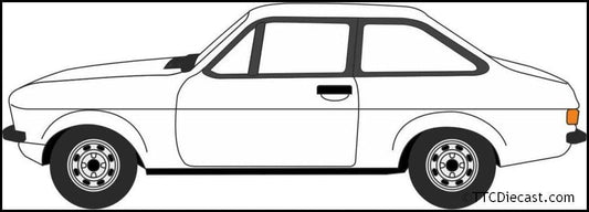 Oxford 76ESC003 Ford Escort Mk2 Diamond White