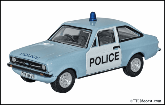 Oxford 76ESC004 Ford Escort Mk2 Police, OO Gauge