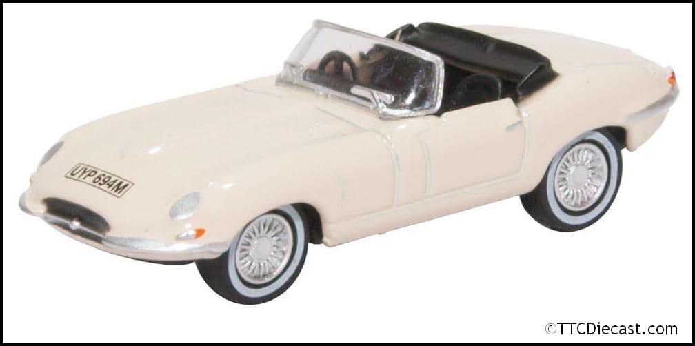 Oxford 76ETYP013 Jaguar E Type White