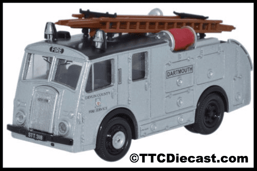 Oxford 76F8005 Dennis F8 - Devon Fire Brigade