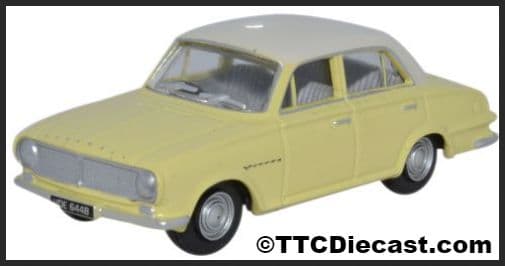 Oxford 76FB005 Vauxhall FB Victor Alaska White/Primrose
