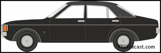 Oxford 76FC006 Ford Consul Granada Black