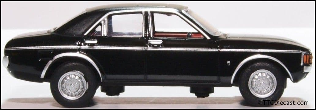 Oxford 76FC006 Ford Consul Granada Black