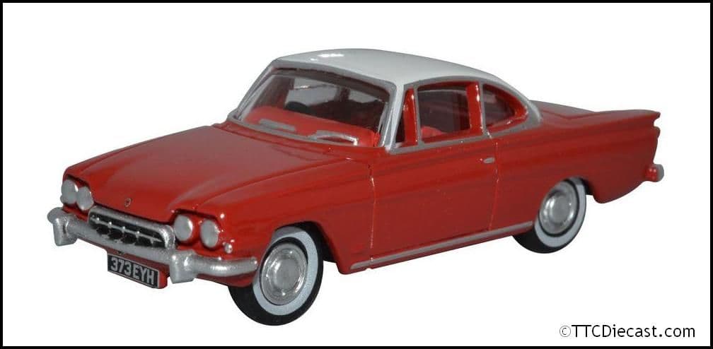 Oxford 76FCC003 Ford Consul Capri Monaco Red and White - 1/76 Scale