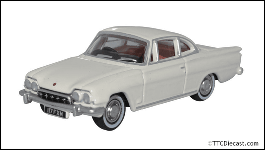 Oxford 76FCC004 Ford Consul Capri Ermine White - OO Gauge