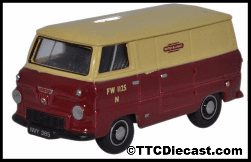 Oxford 76FDE001 Ford 400E Van - British Rail