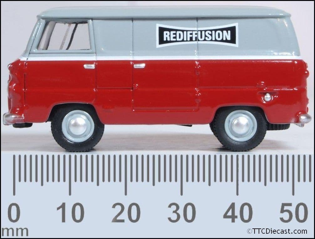 Oxford 76FDE015 Ford 400E Van Rediffusion, 1/76 Scale