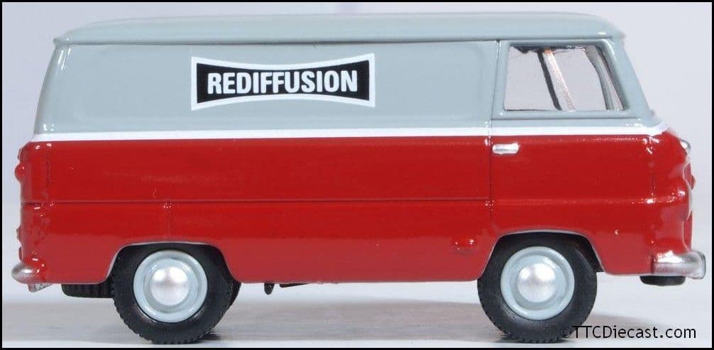 Oxford 76FDE015 Ford 400E Van Rediffusion, 1/76 Scale