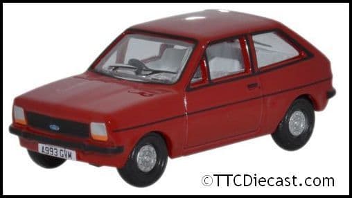 Oxford 76FF001 Ford Fiesta MkI - Venetian Red *LAST FEW*