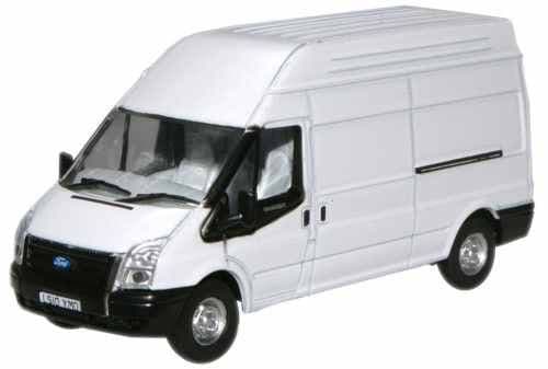 Oxford 76FT006 Ford Transit LWB High - White
