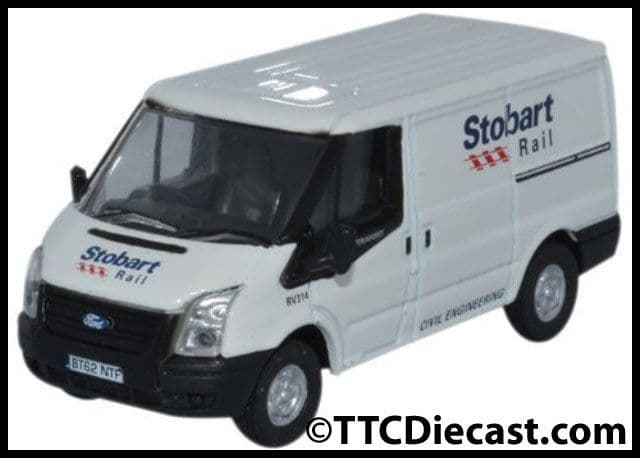 Oxford 76FT012 Ford Transit Mk5 SWB Low Roof Stobart Rail