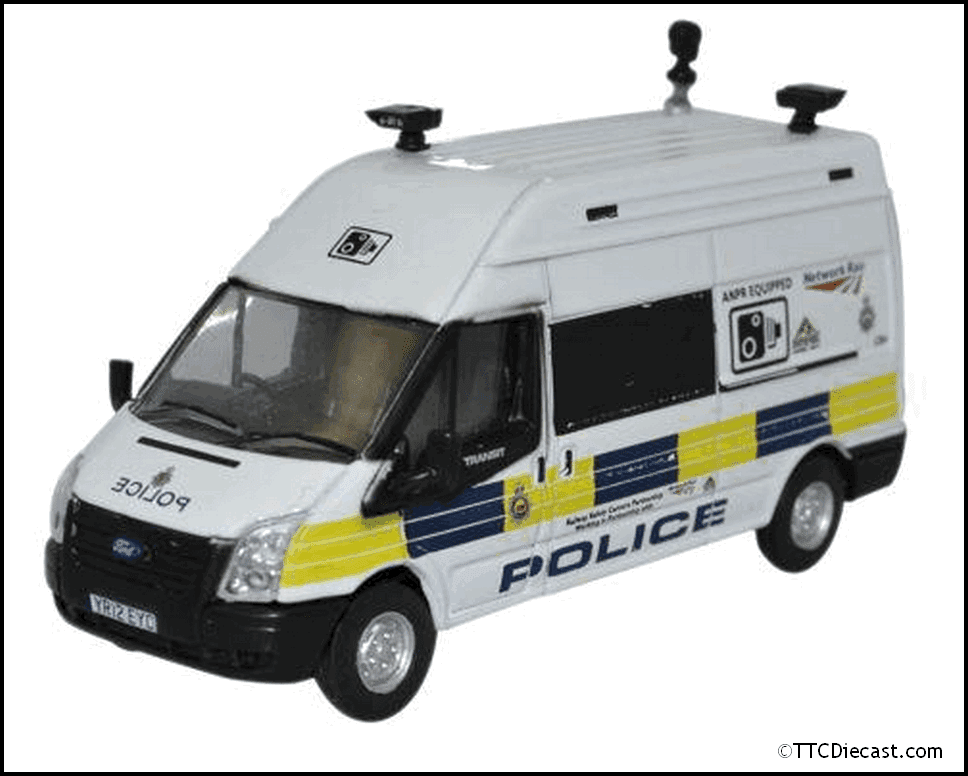 Oxford 76FT026 Ford Transit Mk5 LWB High Network Rail Speed Camera*LAST FEW*