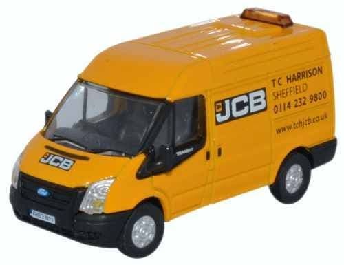 Oxford 76FT027 Ford Transit SWB Medium Roof JCB