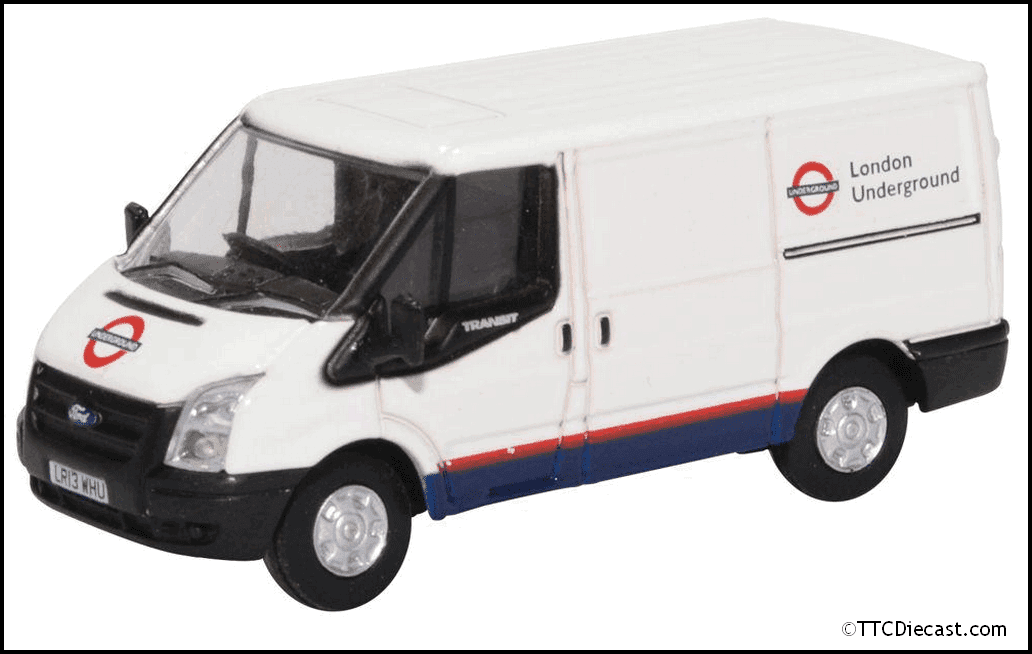 Oxford 76FT031 Ford Transit Mk5 SWB Low Roof London Underground