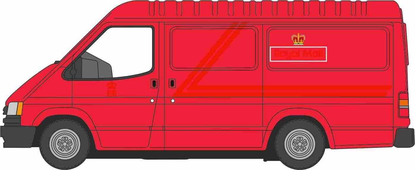 Oxford 76FT3002 Ford Transit Mk3 - Royal Mail