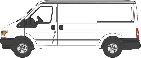 Oxford 76FT4001 Ford Transit Mk4 White 1/76 Scale