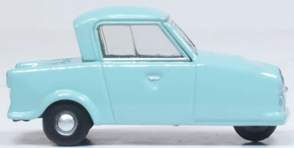 Oxford 76INV002 AC Invacar Turquoise - Pale Blue (Hubnut) 1/76 Scale