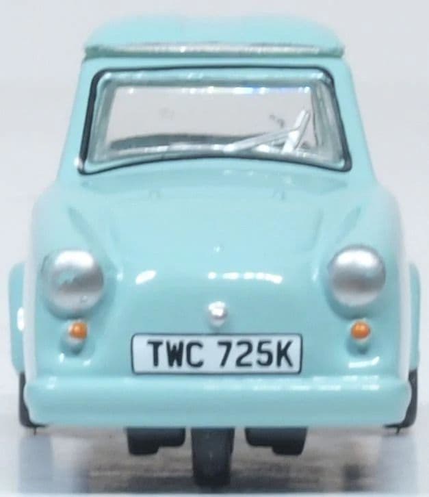 Oxford 76INV002 AC Invacar Turquoise - Pale Blue (Hubnut) 1/76 Scale