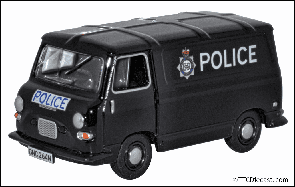 Oxford 76J4005 J4 Van Greater Manchester Police, OO Gauge