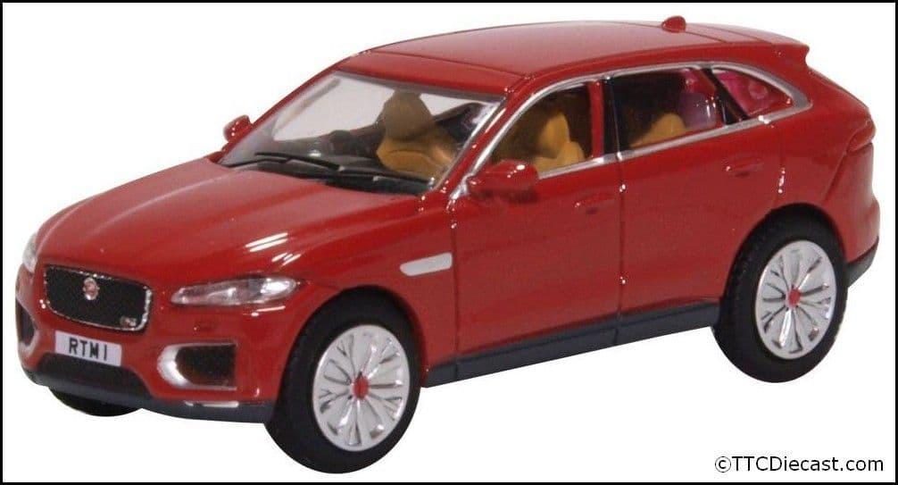 Oxford 76JFP003 Jaguar F Pace Italian Racing Red