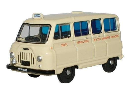 Oxford 76JM019 Morris J2 Ambulance - British Railways*LAST FEW*