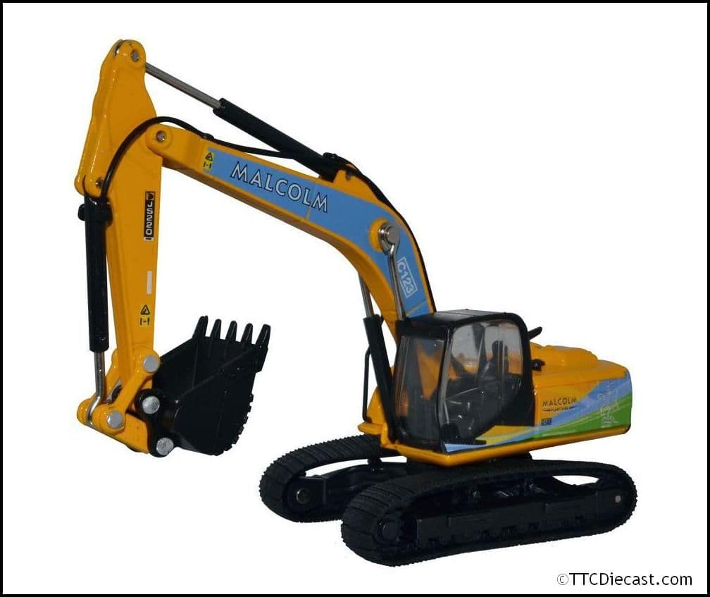 Oxford 76JS003 JCB JS220 W H Malcolm - OO Gauge