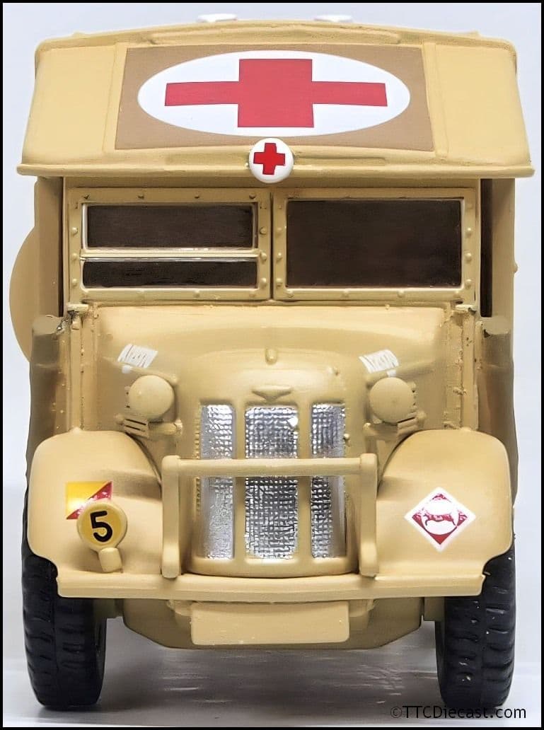 Oxford 76K2001 Austin K2 Ambulane RASC Katy Western Desert 1/76 Scale