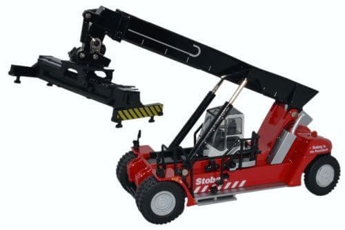 Oxford 76KRS005 Konecranes Reach Stacker - Stobart (Red)*LAST FEW*