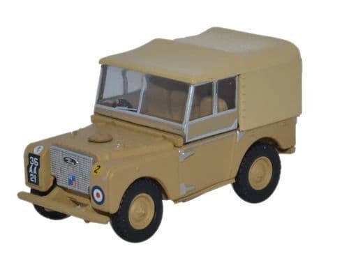 Oxford 76LAN180008 Land Rover S1 80" Canvas 34th Light 1/76 Scale