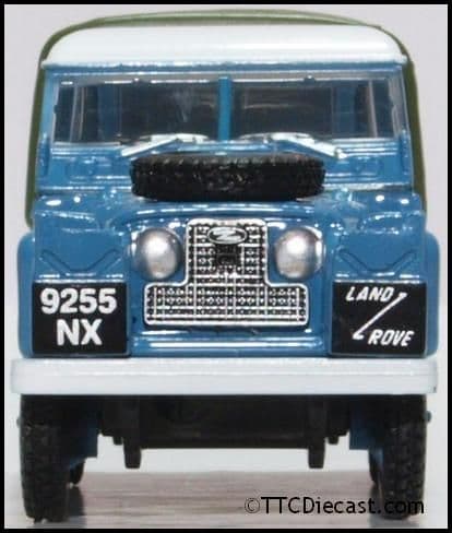 Oxford 76LAN2020 Land Rover Series 2 LWB Canvas Bluebird Land Speed Record