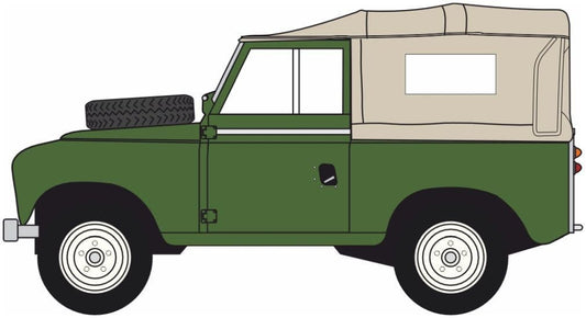 Oxford 76LR2AS005 Land Rover Series 2A SWB Canvas Bronze Green OO Gauge - PRE ORDER £9.95