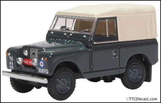 Oxford 76LR2S007 Land Rover Series II SWB Canvas RAF Police - OO Gauge