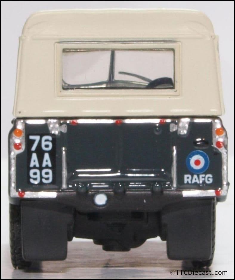 Oxford 76LR2S007 Land Rover Series II SWB Canvas RAF Police - OO Gauge