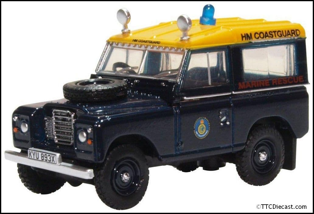 Oxford 76LR3S007 Land Rover Series 3 SWB Station Wagon HM Coastguard