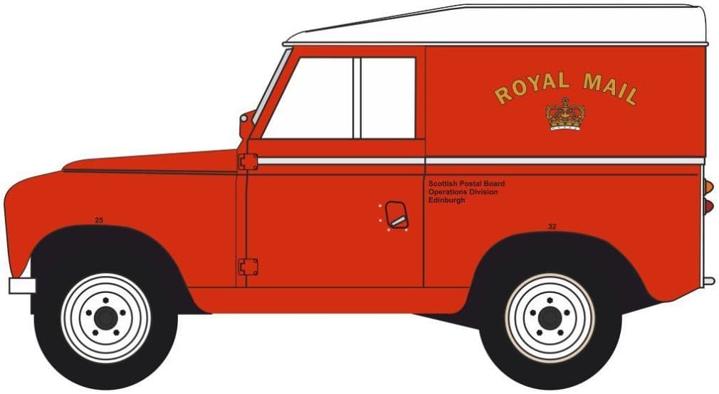 Oxford 76LR3S008 Land Rover Series III Royal Mail  OO Gauge - PRE ORDER £9.95