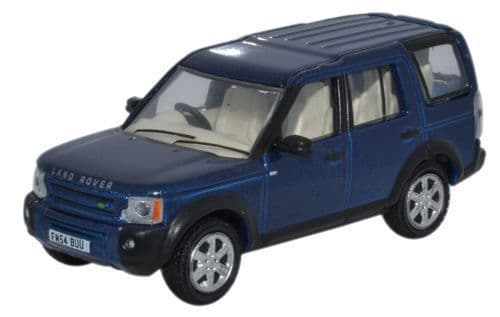Oxford 76LRD006 Land Rover Discovery 3 - Cairns Blue Metallic *LAST FEW*