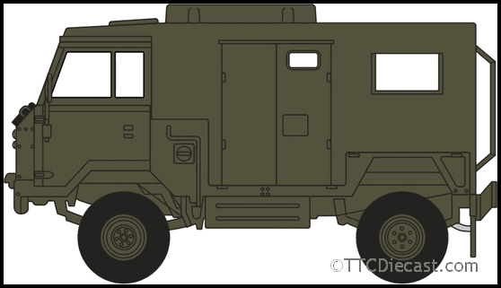 Oxford 76LRFCS002 Land Rover FC Signals Nato Green