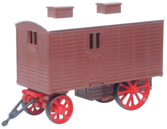 Oxford 76LW005 Living Wagon Brown 1/76 Scale