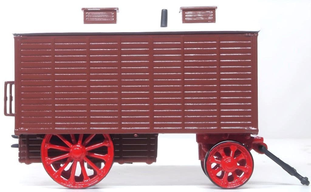 Oxford 76LW005 Living Wagon Brown 1/76 Scale
