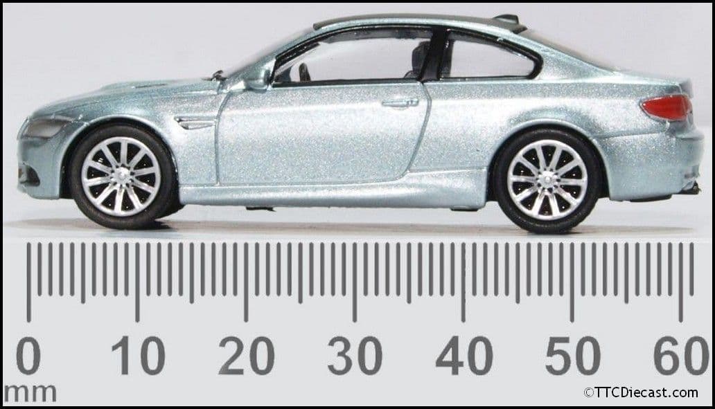 Oxford 76M3003 BMW M3 Coupe E92 Silverstone Blue