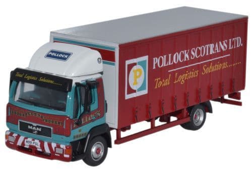 Oxford 76MAN001 MAN L2000 Curtainside Pollock *LAST FEW*