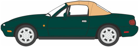 Oxford 76MAZ002 Mazda MX5 Mk1 (Soft Top) British Racing Green OO Gauge - PRE ORDER £9.95