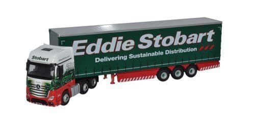 Oxford 76MB001 Mercedes Actros MP4 GSC C/side - Eddie Stobart