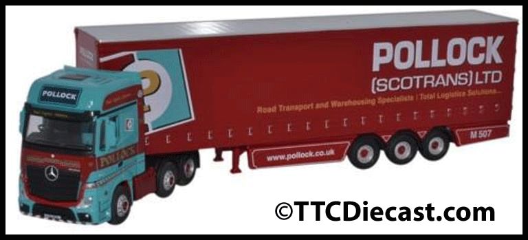 Oxford 76MB002 Mercedes MP4 GSC Actros C/side Pollock