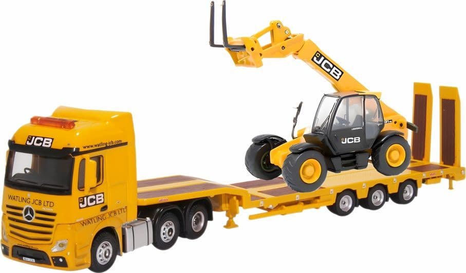 Oxford 76MB012 Mercedes Actros Semi Low Loader & 531 70 - 1/76 Scale