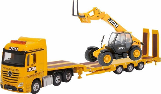 Oxford 76MB012 Mercedes Actros Semi Low Loader & 531 70 - 1/76 Scale