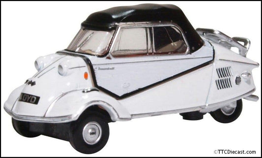 Oxford 76MBC005 Messerschmitt Bubble Car Polar White