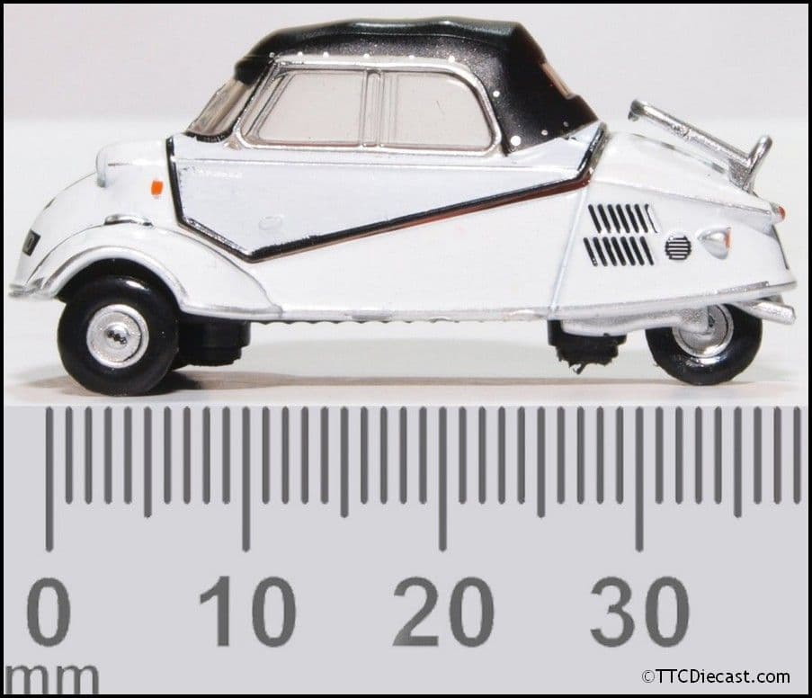 Oxford 76MBC005 Messerschmitt Bubble Car Polar White
